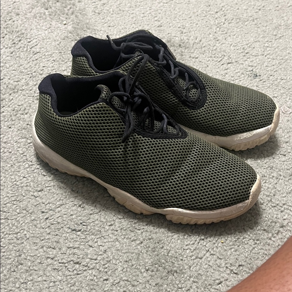 Nike Furture Air Jordan Green mesh.